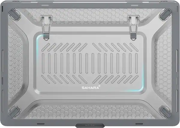 Front. SaharaCase - Raider UltraArmor Case for Apple MacBook Pro 16" M1/M2/M3/M4 (2021-2024) Laptops - Space Gray.