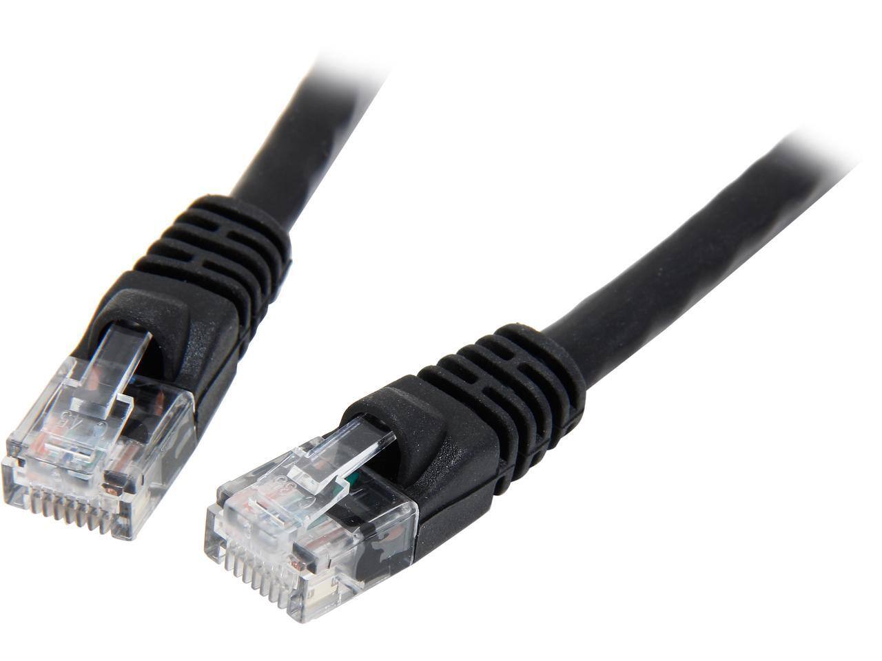Front. Nippon Labs - Nippon Labs CAT6MB-10BK 10 ft. CAT 6 UTP Injection Molded Boot Patch Ethernet Cable, Black.