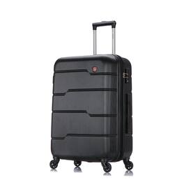 DUKAP - Rodez Lightweight Hardside Spinner Luggage 24" - Black