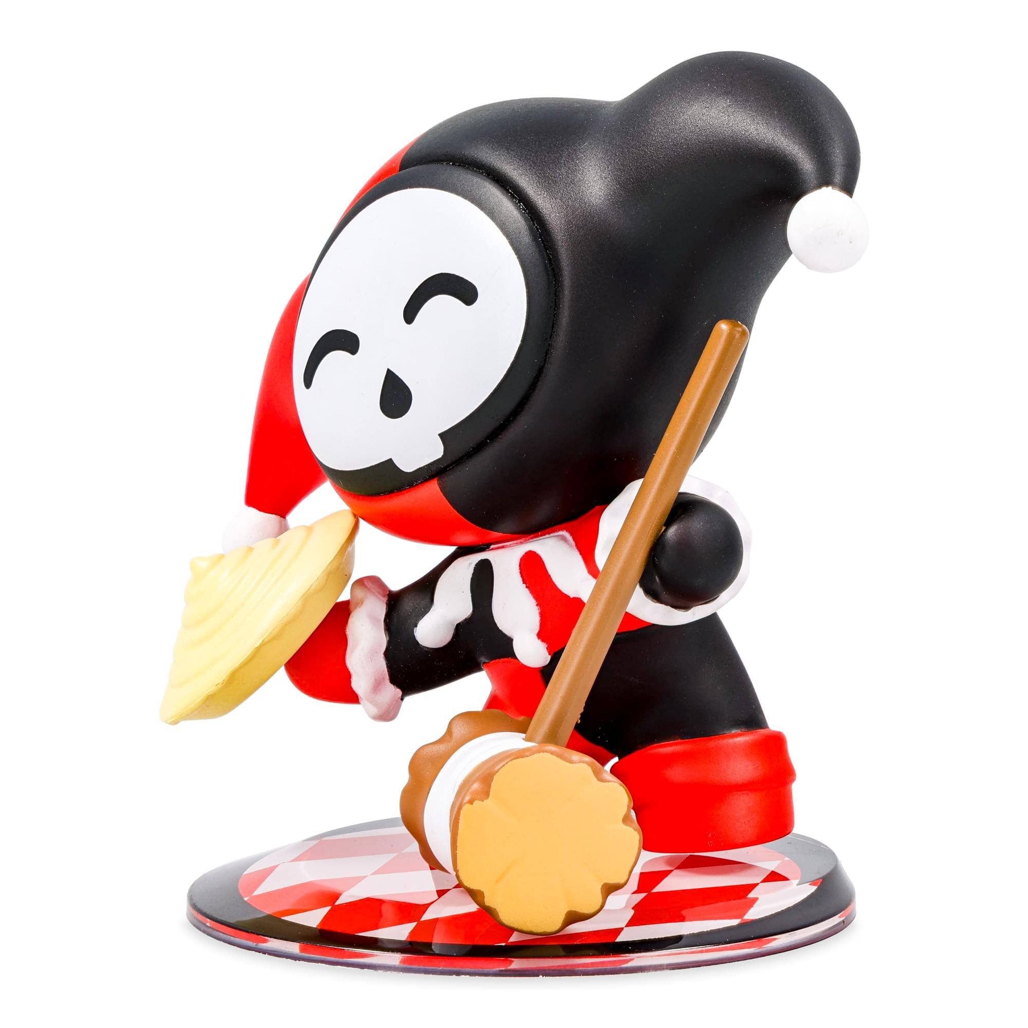 Alt View 10. Toynami - Skelanimals DC Heroes 4" Vinyl Figure: (Harley Quinn) Marcy - Red.