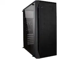 DIYPC - DIY-S07 Black Steel ATX USB3.0 Mid Tower Computer Case - Black