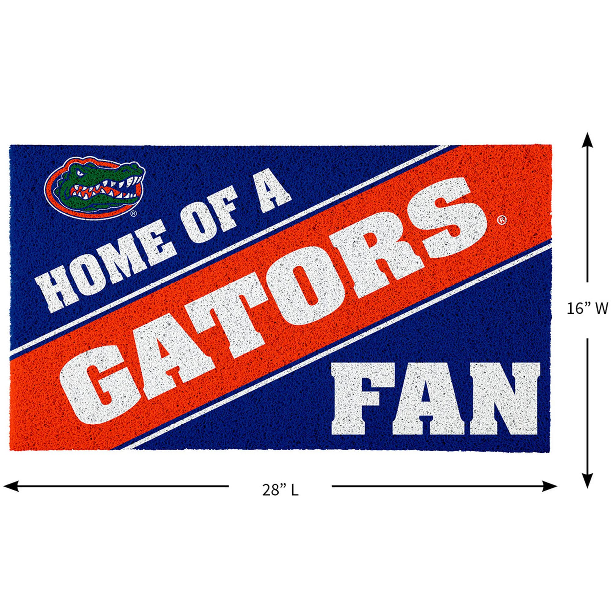 Home of a Gators Fan. 16" W x 28" L