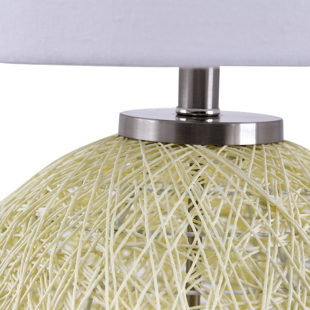Alt View 1. Luckbyte - 16.1x26 Inch Table Lamp With Beige Paper Base.