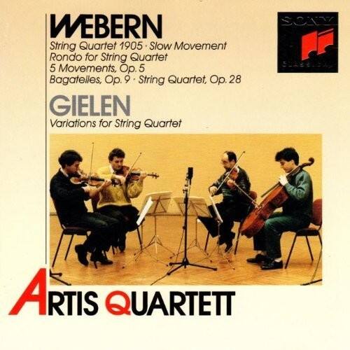 WEBERN  
String Quartet 1905 - Slow Movement  
Rondo for String Quartet 5 Movements, Op. 5  
Bagatelles, Op. 9 - String Quartet, Op. 28  

GIELEN  
Variations for String Quartet  

SCAY  
Rondo  

ARTIS QUARTETT