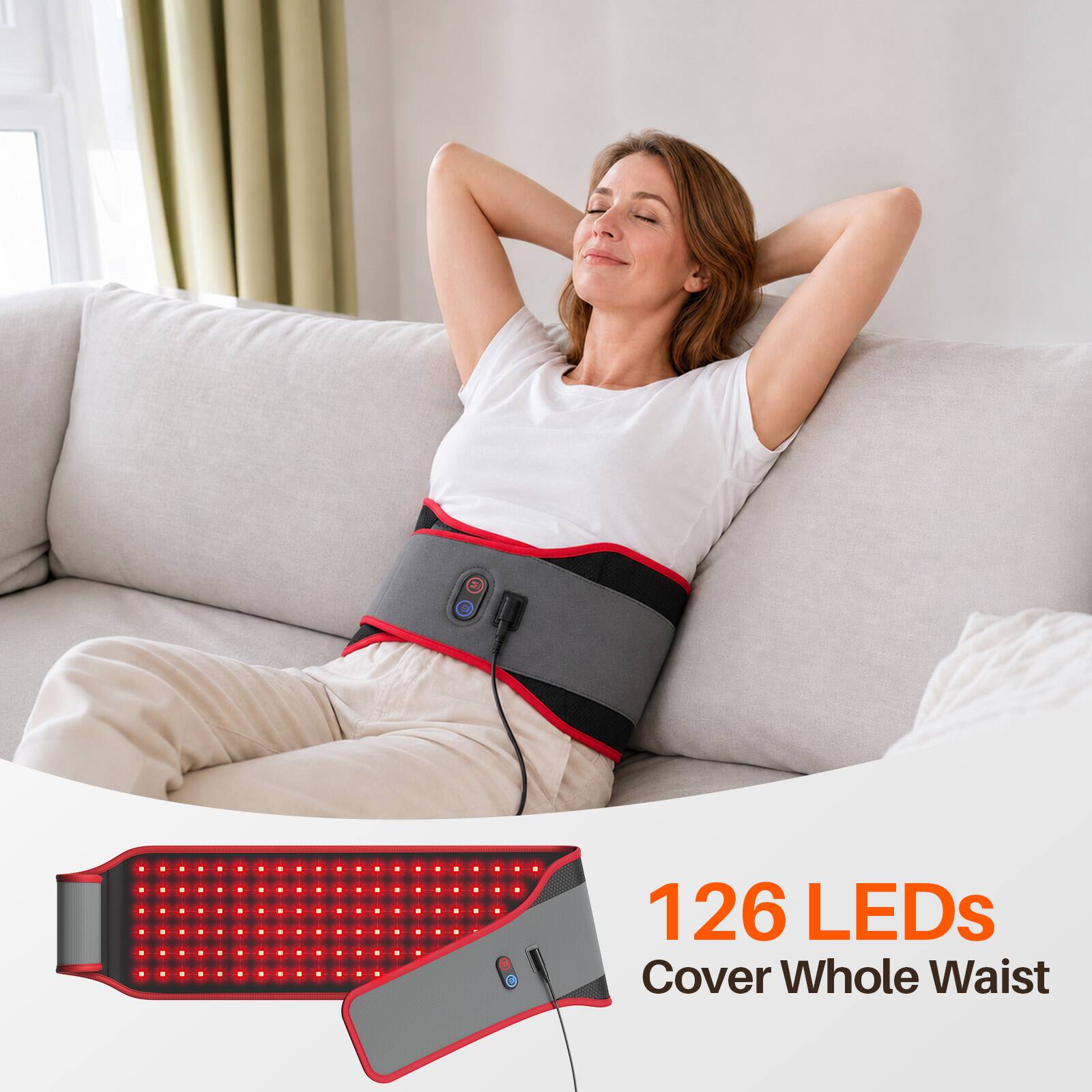 126 LEDs Cover Whole Waist