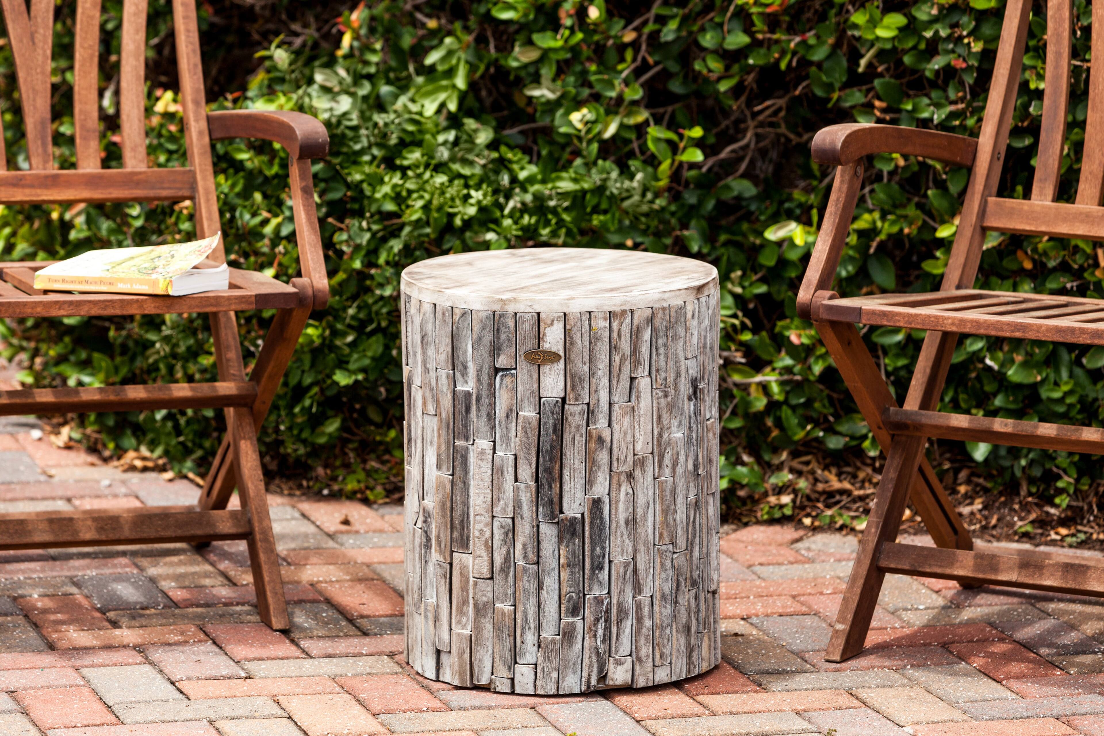 Alt View 11. Patio Sense - Elyse Round Garden Stool.