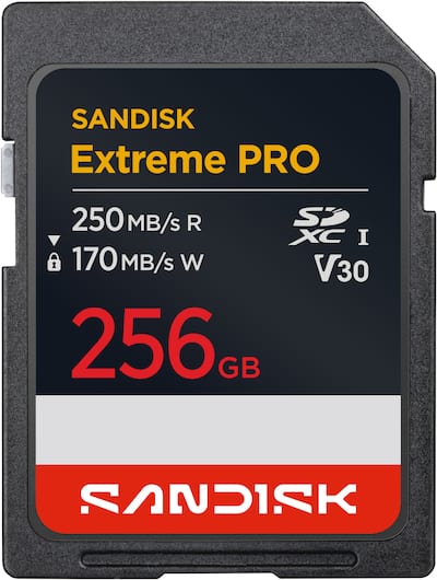 SANDISK 256GB Extreme PRO SDXC UHS I Memory Card: National Park SANDISK 256GB Extreme PRO SDXC UHS I Memory Card: National Park