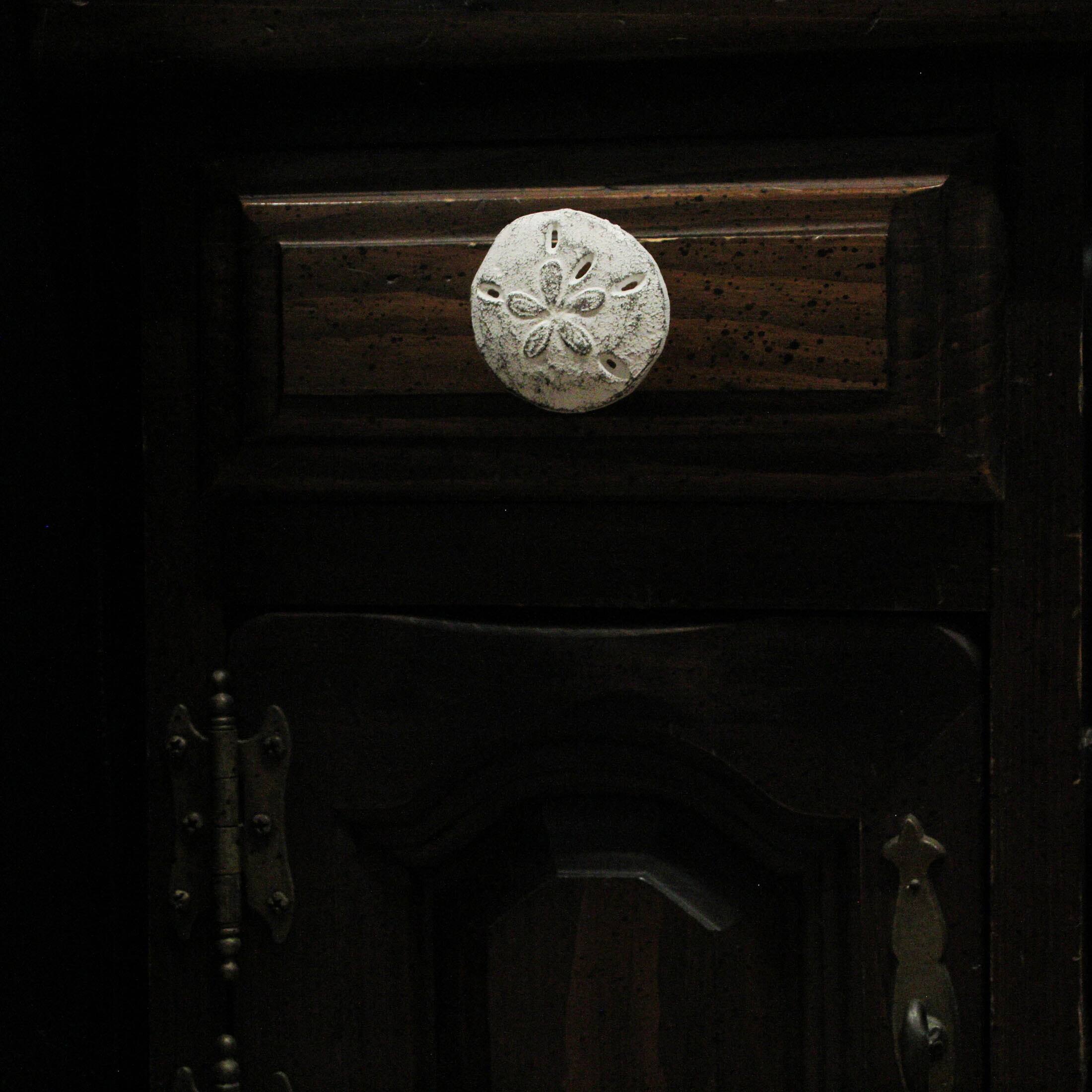 Alt View 3. Zeckos - White Sand Dollar Drawer Pulls – 6-Piece Coastal Knobs for Cabinets - White.