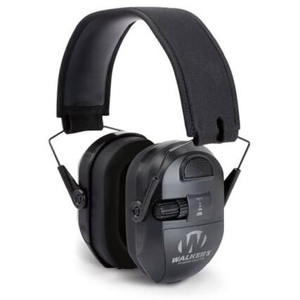 Front. Walker’s - Walker's - Ultimate Power Sound Suppressor Muff - Black - Black.