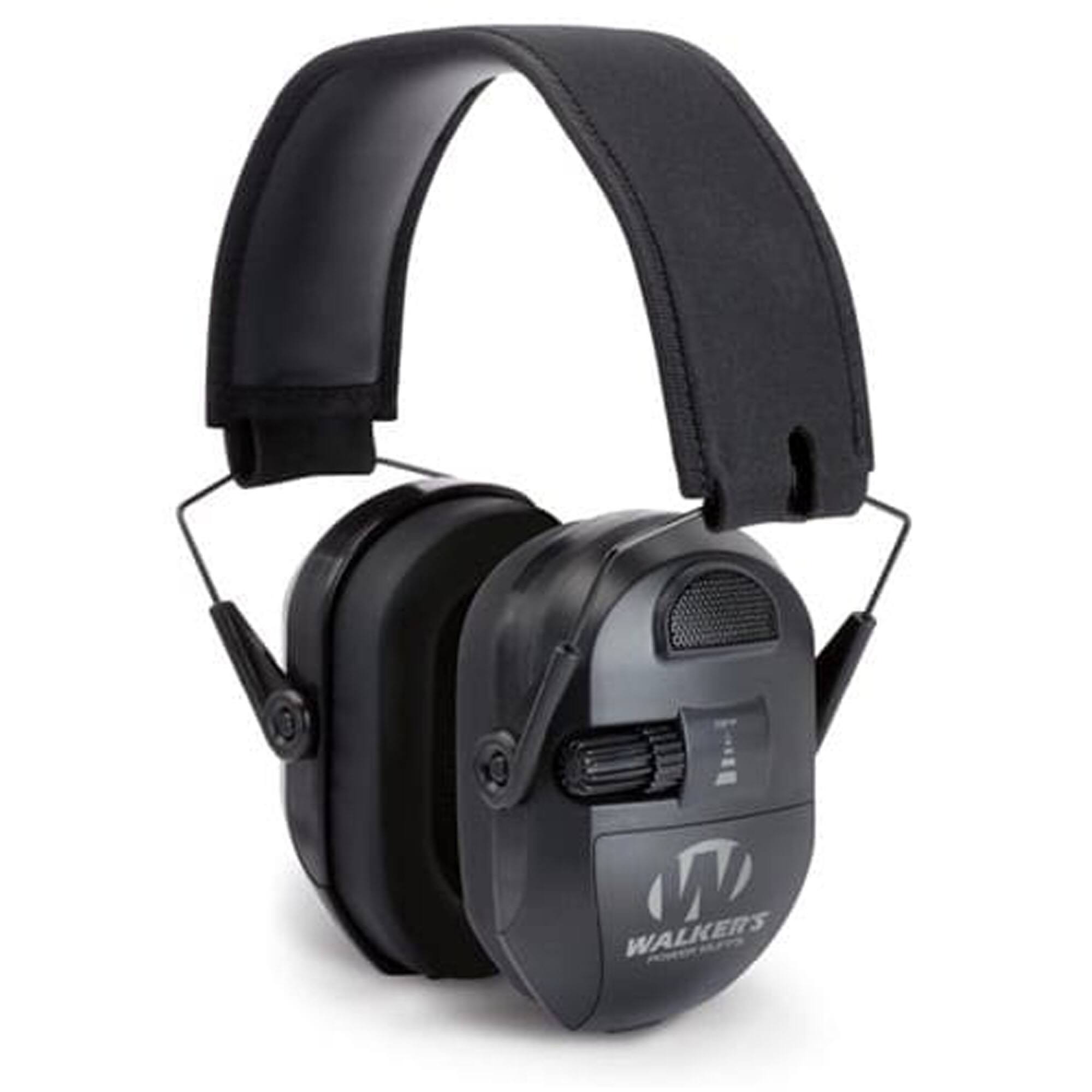 Front. Walker’s - Walker's - Ultimate Power Sound Suppressor Muff - Black - Black.