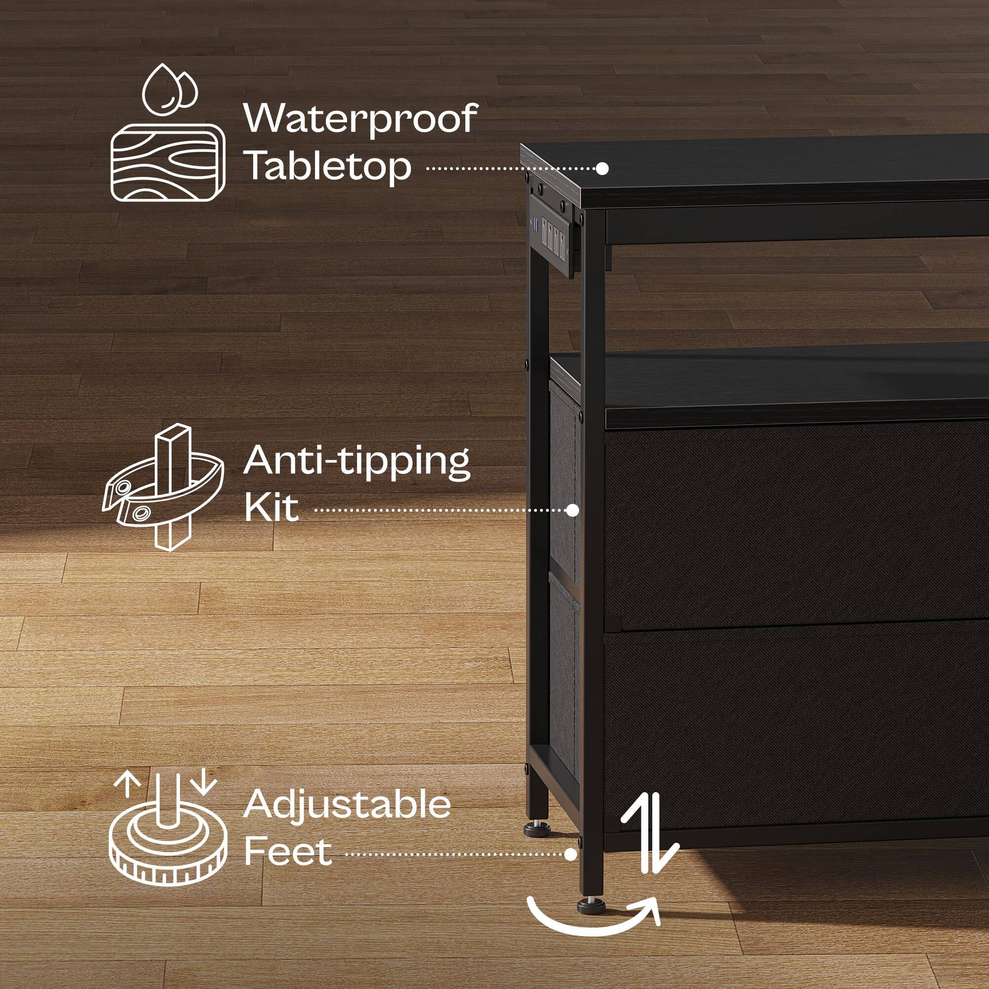 Waterproof Tabletop  
Anti-tipping Kit  
Adjustable Feet