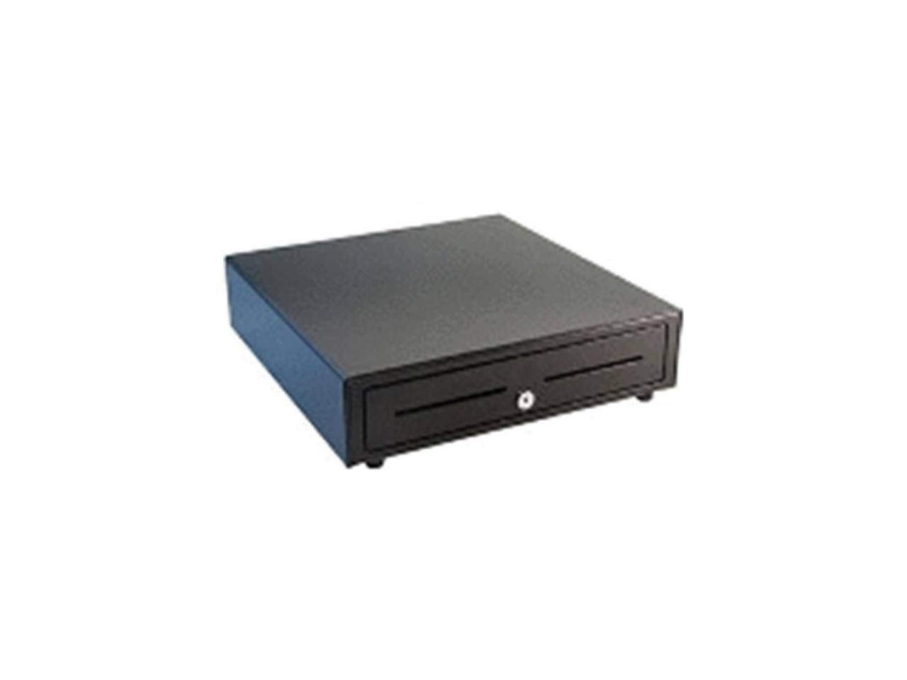 Alt View 1. APG Cash Drawer - APG T320-BL1616-P S100 Printer Drawer Cable Req 5Billx5Coin Till Plastic Bill Hold.