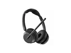 Front. EPOS - EPOS IMPACT 1061 Headset - Stereo - Wireless - Bluetooth - On-ear - Binaural - Circumaural - Noise Canceling - Black.