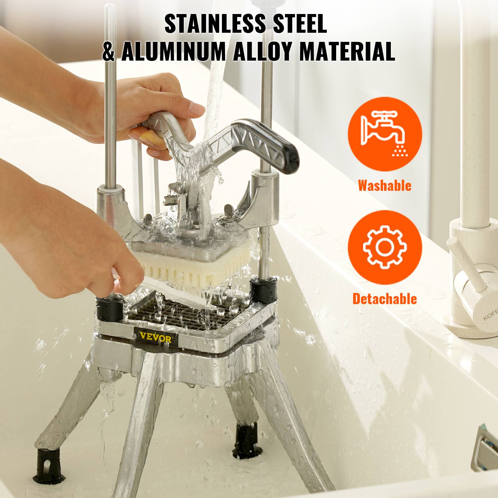 STAINLESS STEEL & ALUMINUM ALLOY MATERIAL, Washable, Detachable, KOFF