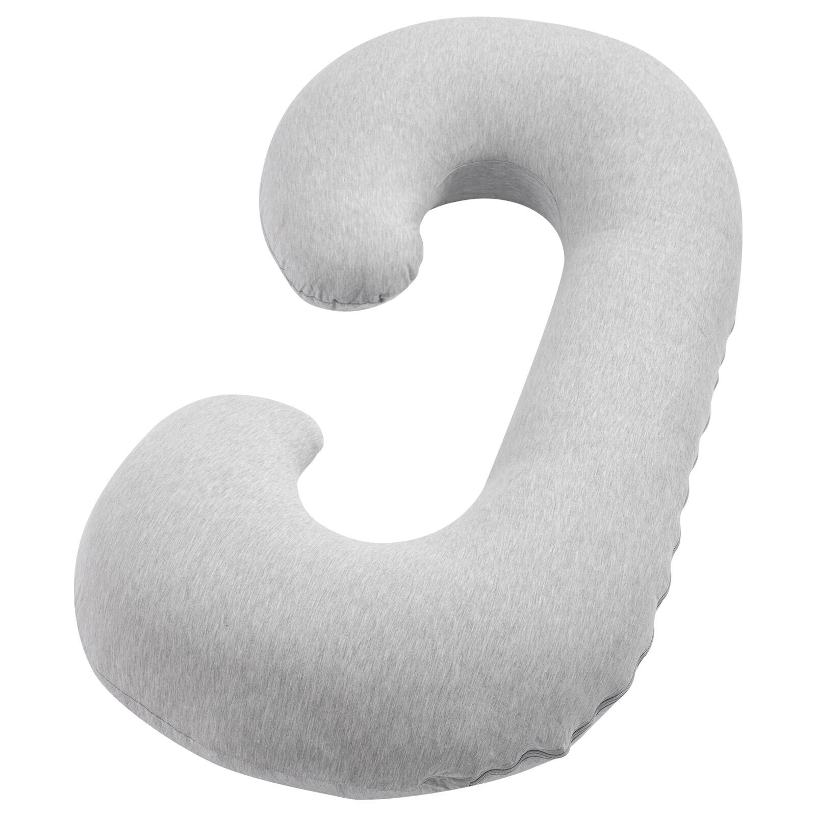 Alt View 5. VEVOR - Pregnancy Pillow, C-Shaped Full Body Maternity Pillow for Sleeping, Ultra-Soft and Breathable Pregnant Support Pillows - Gray.