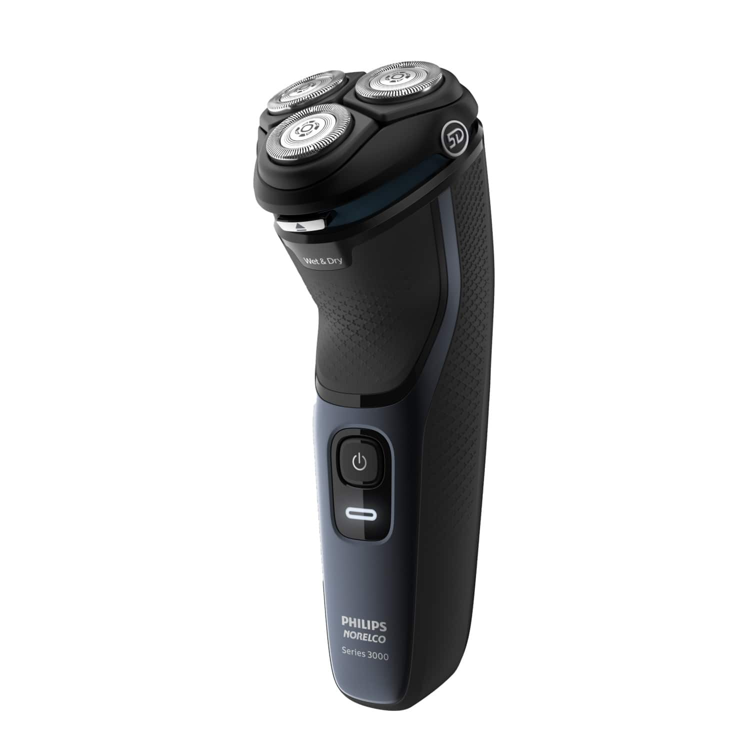 Philips Norelco - Series 3000 Rechargeable Wet/Dry Electric Shaver - Modern Steel Metallic