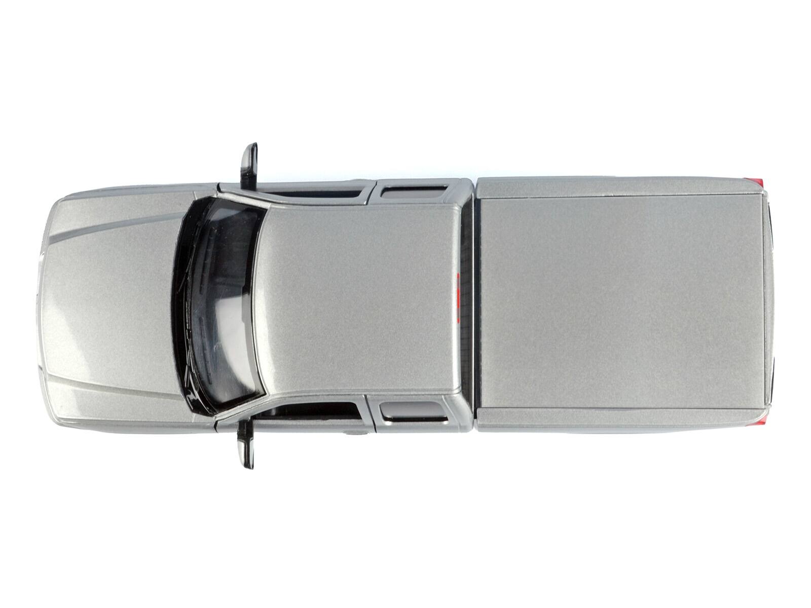 Alt View 1. Motormax - 2006 Chevrolet Silverado SS Pickup Truck Silver Metallic "Timeless Legends" Series 1/25 Diecast Model Car by Motormax - Silver Metallic.