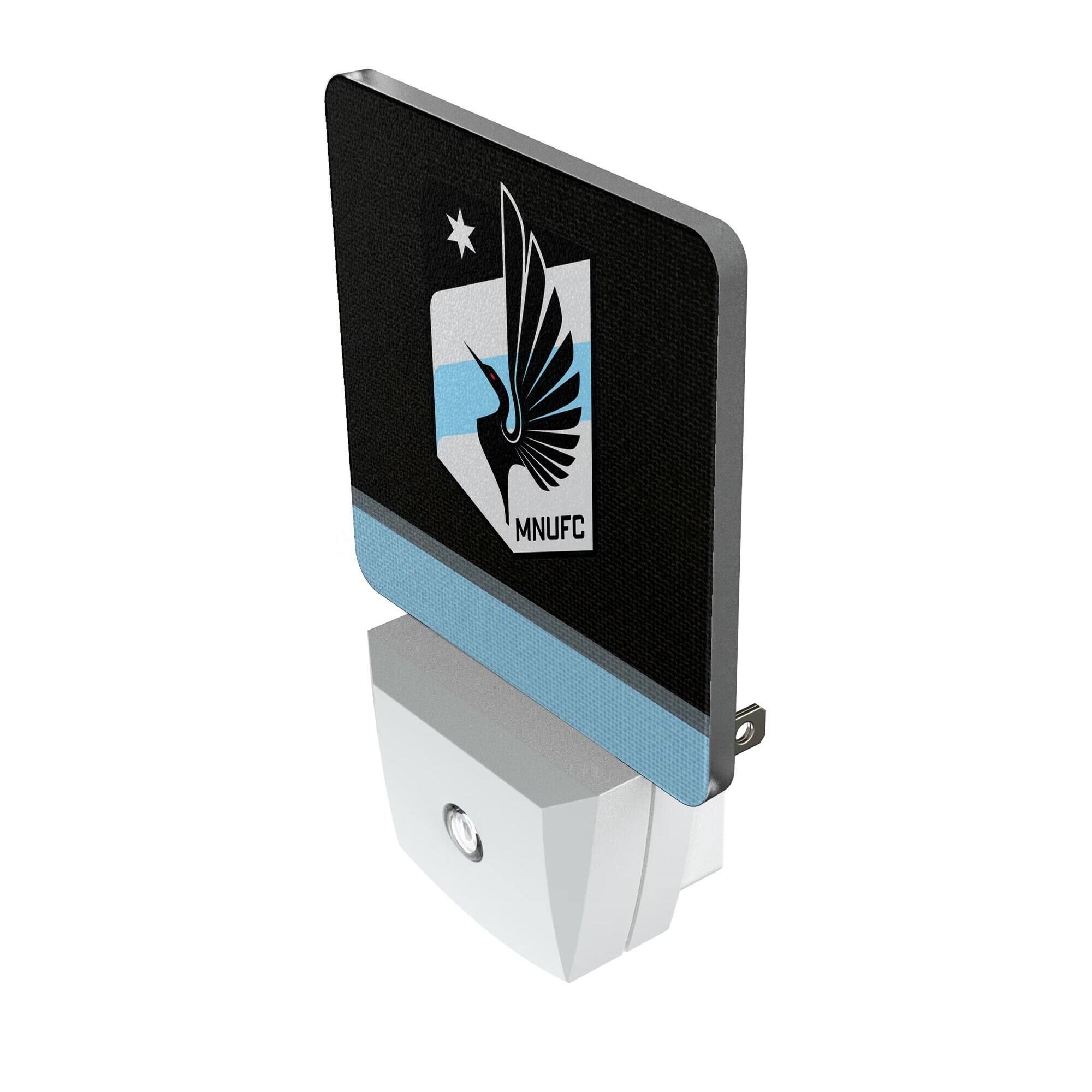Alt View 1. Keyscaper - Minnesota United FC Team Stripe Nightlight 2-Pack - Multicolor.