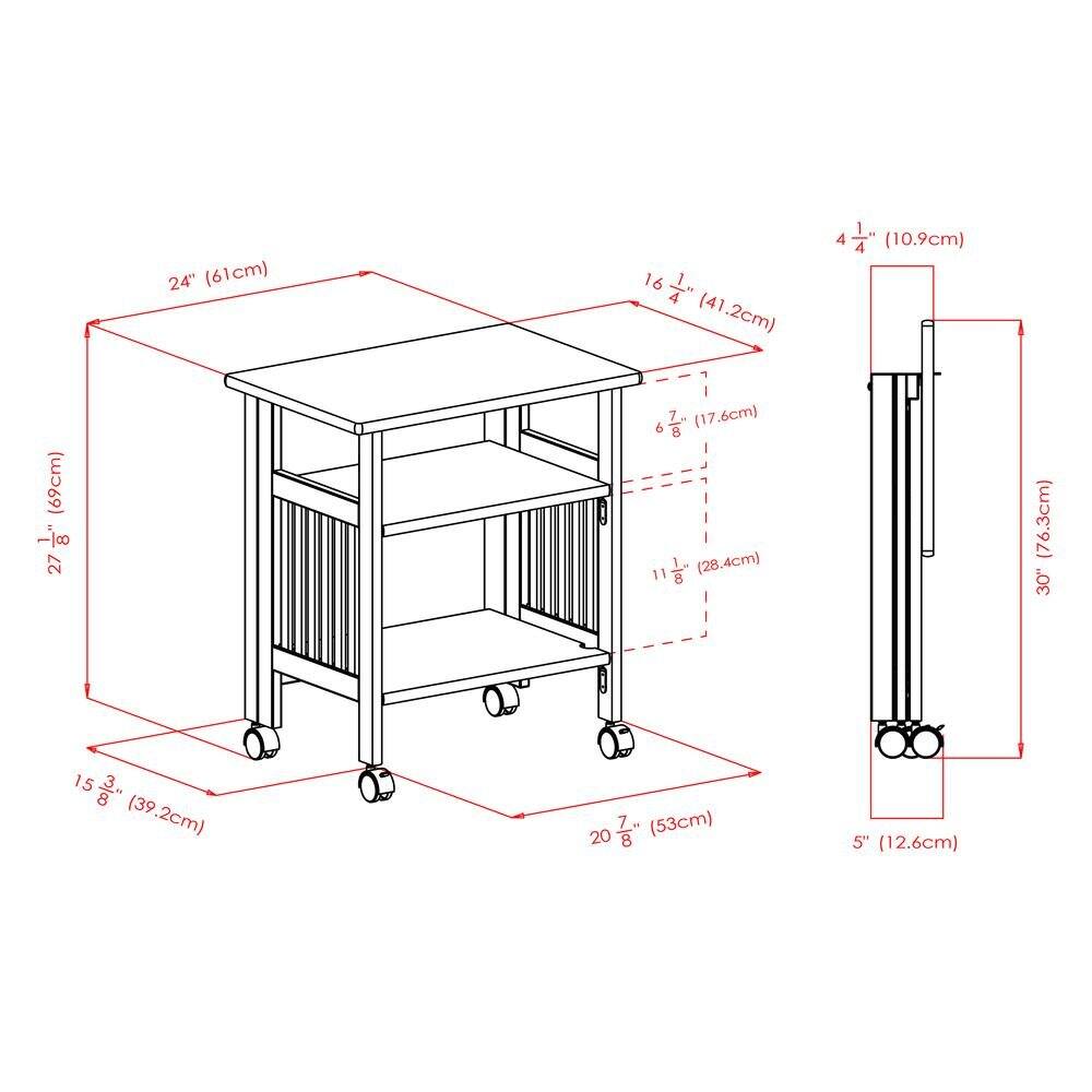 24" (61cm)  
16 1/4" (41.2cm)  
4 1/4" (10.9cm)  
27" (69cm)  
6 7/8" (17.6cm)  
11 1/8" (28.4cm)  
30" (76.3cm)  
15 3/8" (39.2cm)  
20 1/2" (53cm)  
5" (12.6cm)