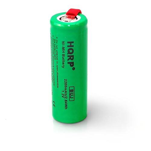 Do not rush battery pack attempt to short open, external disassemble.  
HQRP 1.2V 2200mAh/2 BUJ 64Wh  
Ni-MH Battery