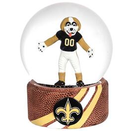 Evergreen Enterprises - New Orleans Saints 100mm Mascot Glass Water Globe - Multicolor