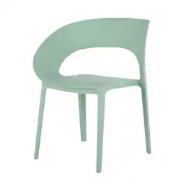 Mondawe - Set of 4 Polypropylene Single-Side Chair - Haze Green