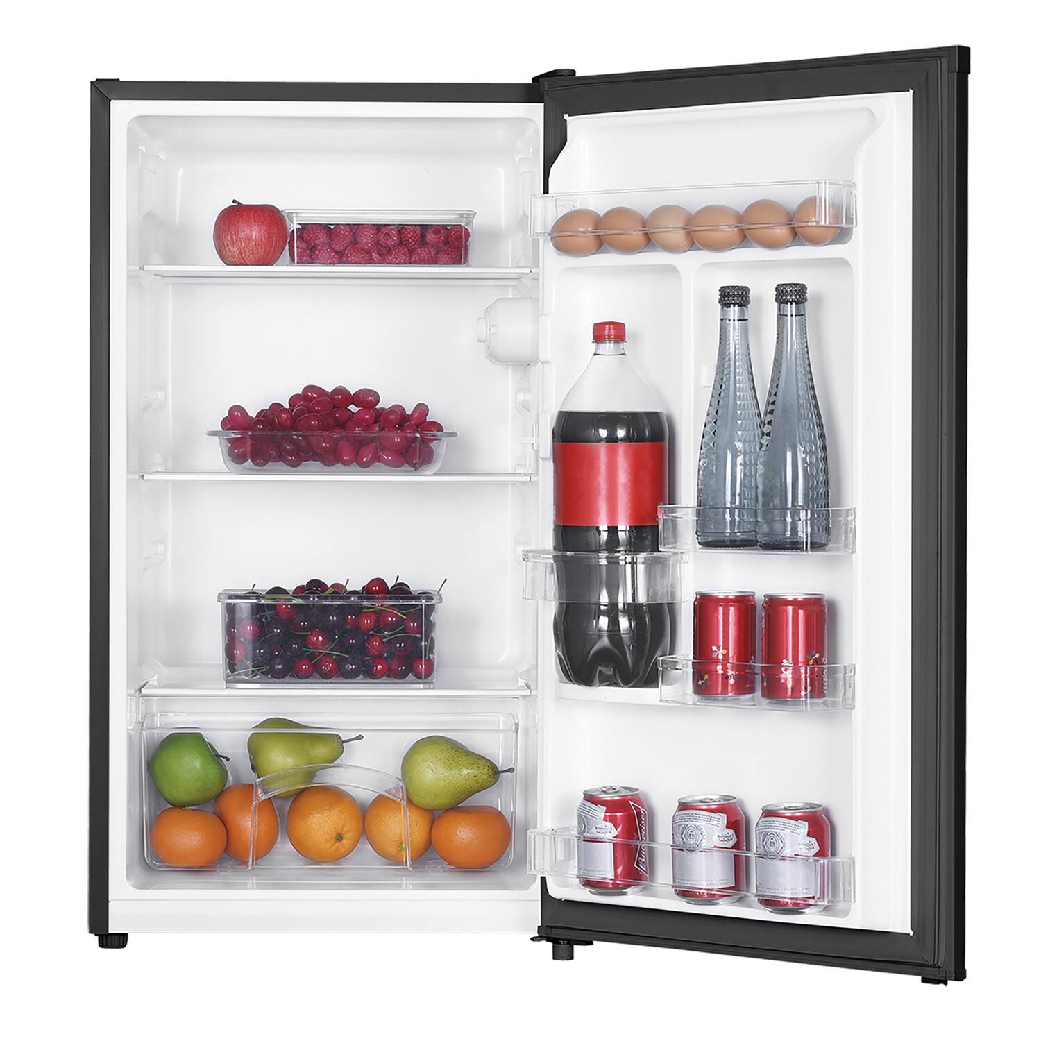 Back. Magic Chef - 3.2-Cu. Ft. Freezerless ENERGY STAR Mini Fridge - Black.