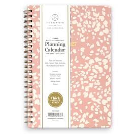 Blue Sky - 2027 Weekly & Monthly Planner Calendar, 5"x8" Bengala Desert Rose