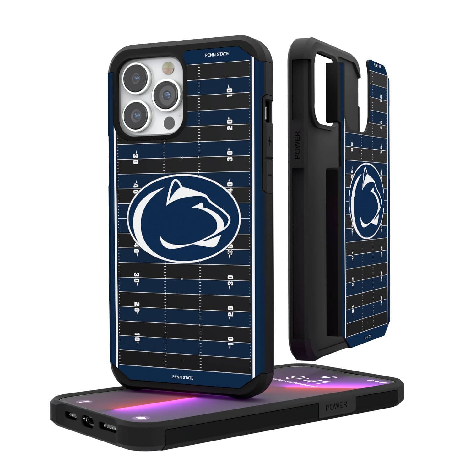 Keyscaper - NCAA - Penn State Nittany Lions Field iPhone Rugged Case - 13 Pro Max - Multicolor