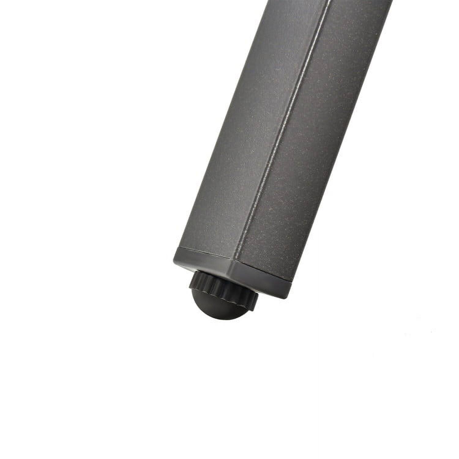 Alt View 5. Pefilos - 3 Pieces Swivel Bar Set with 4D Air Fiber Cushion, Outdoor Stackable Dining Chairs for All Weather, Breathable Garden - Gray.