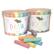 Ages 3+. 20 pieces. Draw Doodle Jumbo Outdoor Sidewalk Chalk. Non-toxic.