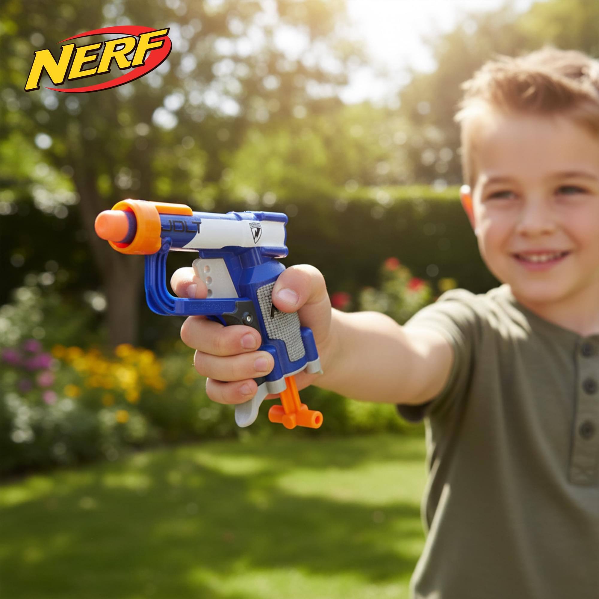 Hasbro Nerf N Strike Elite Jolt Blaster Blue 35927 - Best Buy