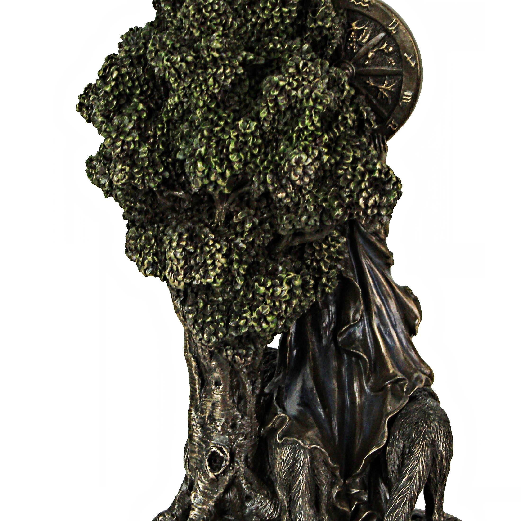 Alt View 7. Veronese Design - Arianrhod, Celtic Goddess of Fertility and Fate Bronze Finish Statue - Multicolored.
