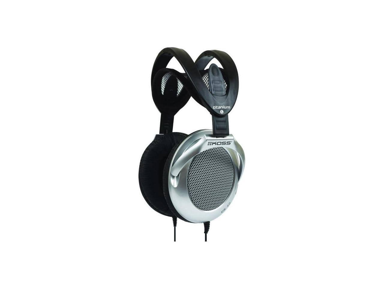 Koss - Yellow UR40 3.5mm Connector Lightweight Headphones - Black