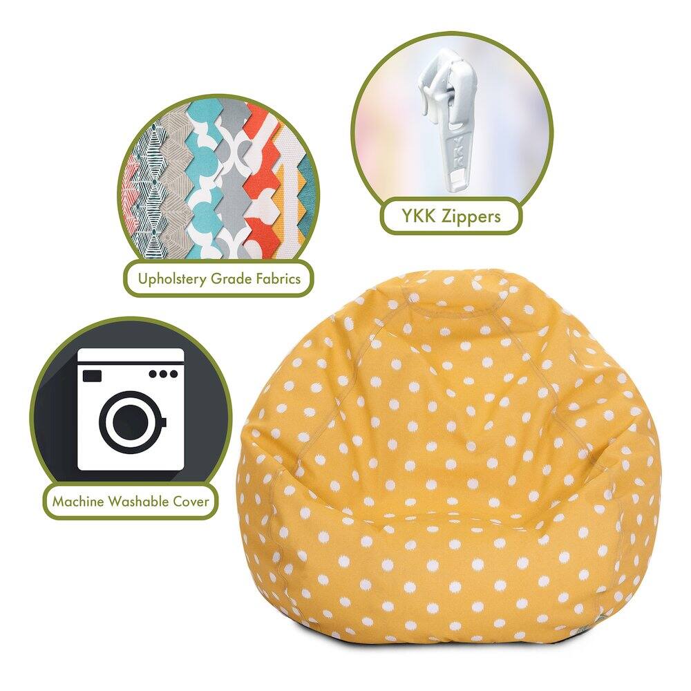 - Upholstery Grade Fabrics
- YKK Zippers
- Machine Washable Cover