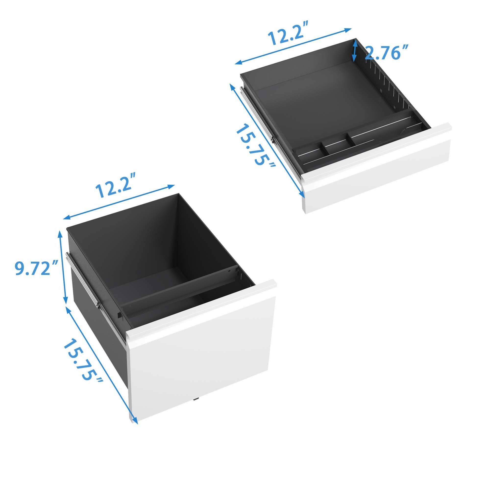 12.2" x 9.72" x 15.75"  
12.2" x 2.76" x 15.75"