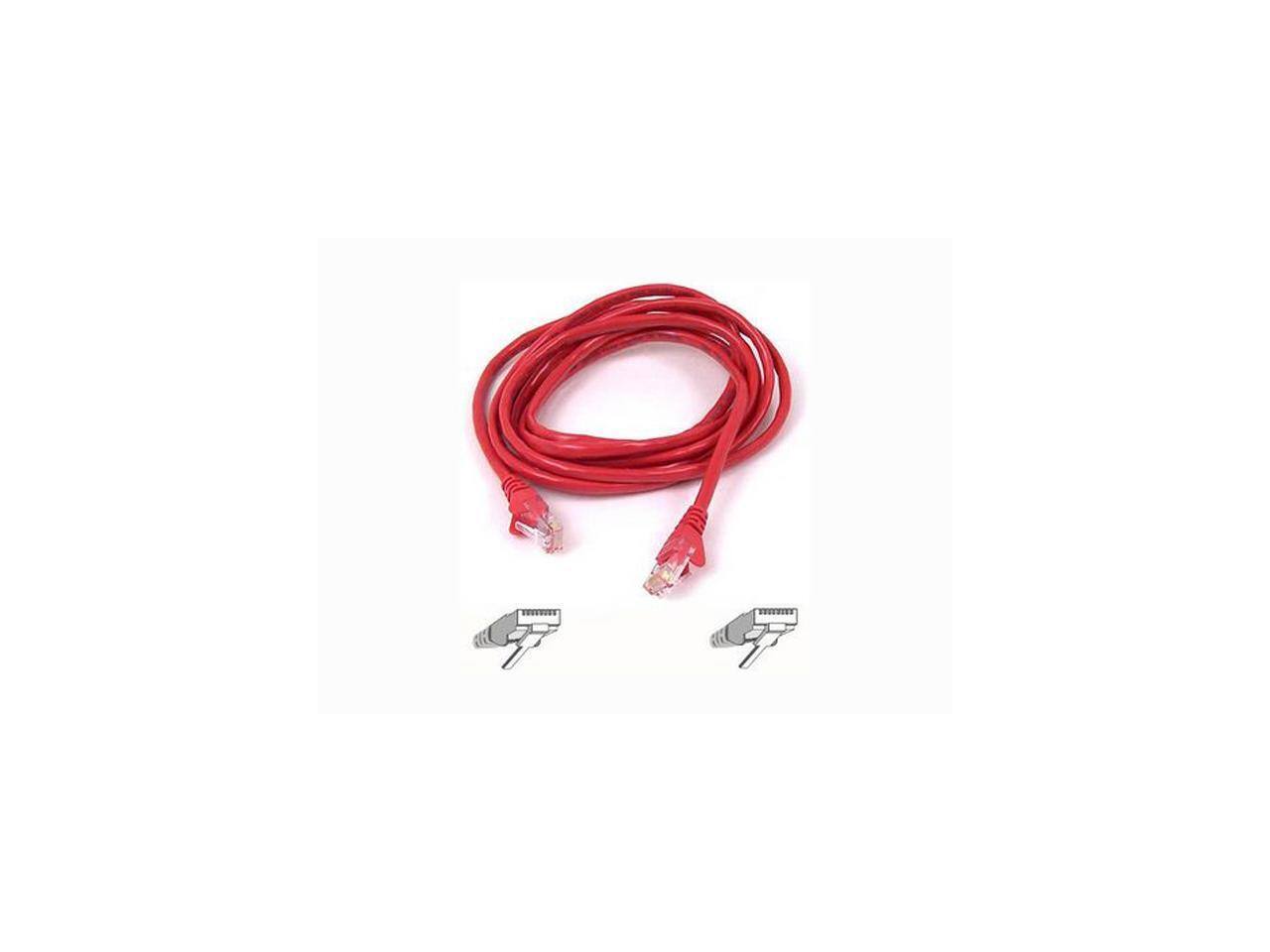 Alt View 1. Belkin - Belkin A3L791-15-RED-S 15 ft. Cat 5E Red Cat5e Patch Cable.