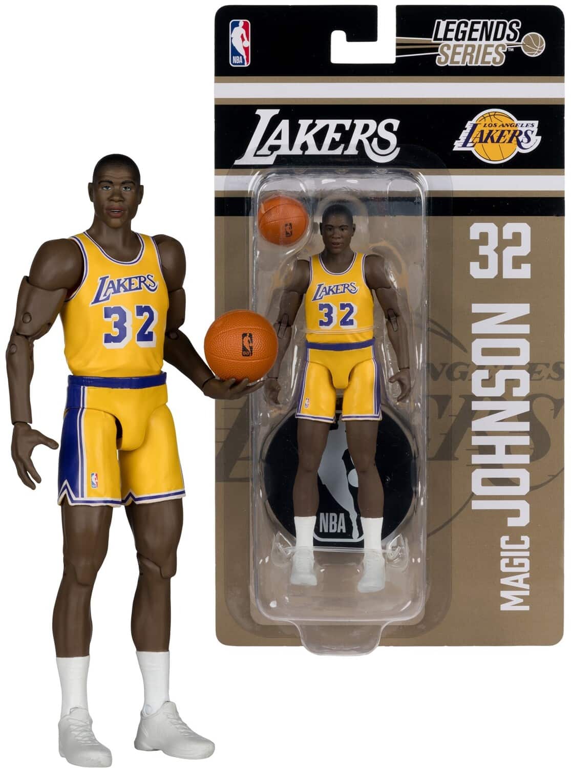 McFarlane Toys - Magic Johnson - McFarlane's SportsPicks - Legends Series: NBA - Magic Johnson (Los Angeles Lakers) - COLLECTIBLES - Multicolor price history on PriceWatchPro