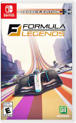 LEGACY EDITION
NINTENDO SWITCH
FORMULA LEGENDS
EVERYONE
ENFANTS et ADULTES
ESRB
MICROIDS - E (Everyone)
