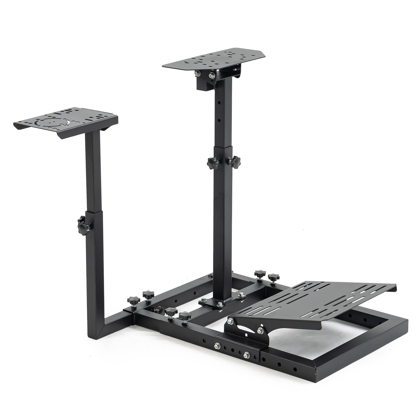 Dardoo - Pro Single Arm Racing Steering Wheel Stand Fit for Logitech G29, for Thrustmaster T248 - Black