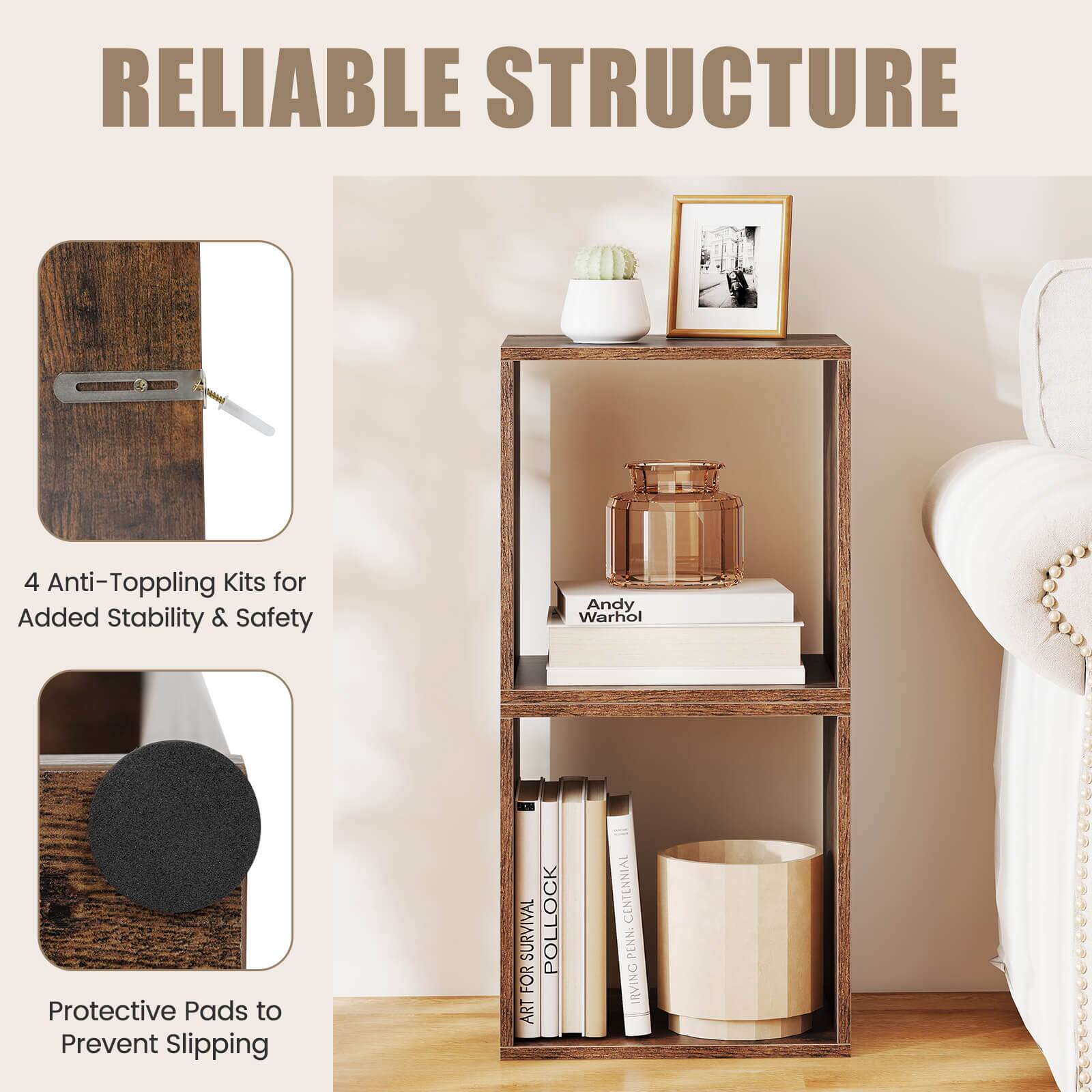 RELIABLE STRUCTURE

4 Anti-Topping Kits for Added Stability & Safety

Protective Pads to Prevent Slipping