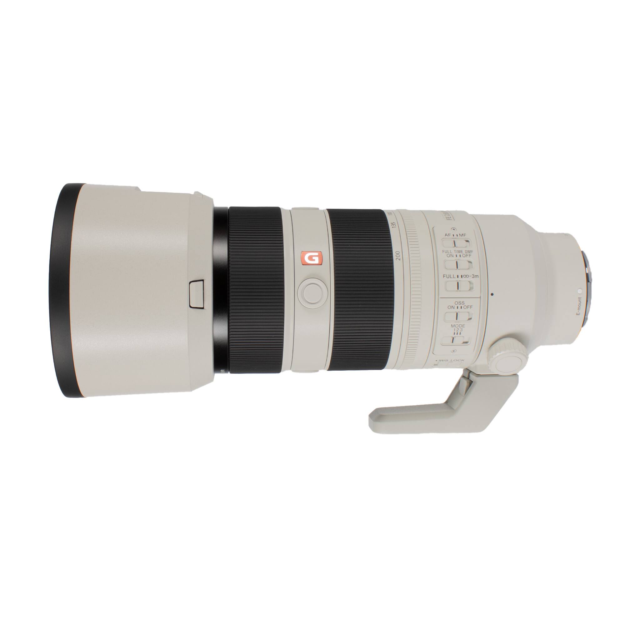 G E 200mm f/2.8 ARENEX - IF - FALMO TILL - - - O SAL 03M Od - SACO d. - E-mount - HECN
