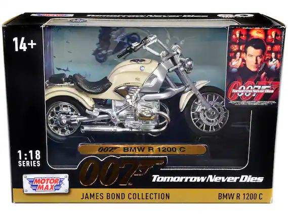 14+
1:18 SERIES
MOTOR MAX
007
Tomorrow Never Dies
JAMES BOND COLLECTION
BMW R 1200 C
BMW R 1200 C