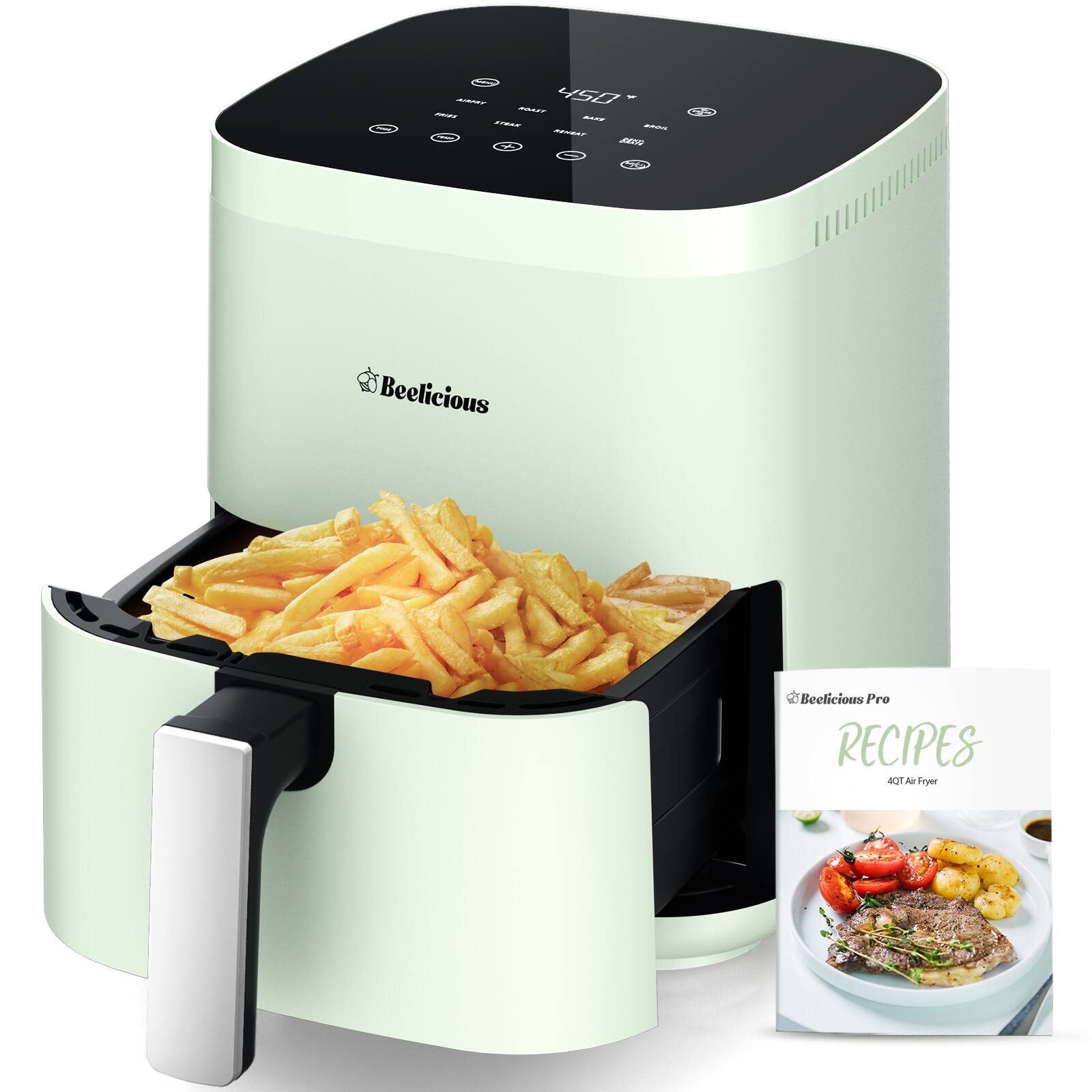 Beelicious Pre RECIPES 4QT Air Fryer