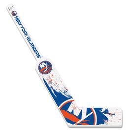 Mustang Drinkware - New York Islanders Goalie Splatter Mini Hockey Stick - Multicolor