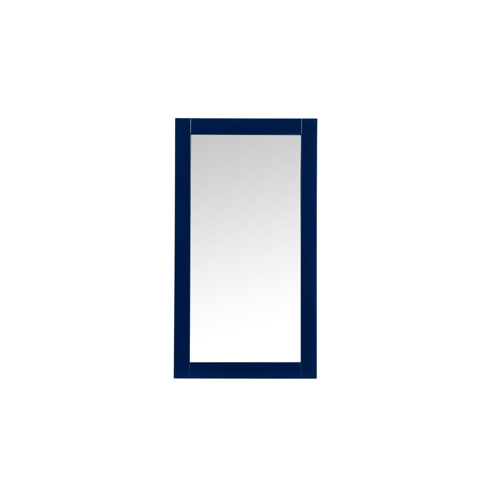 Alt View 4. Elegant Decor - Aqua vanity mirror 18x32 inch in blue - Blue.
