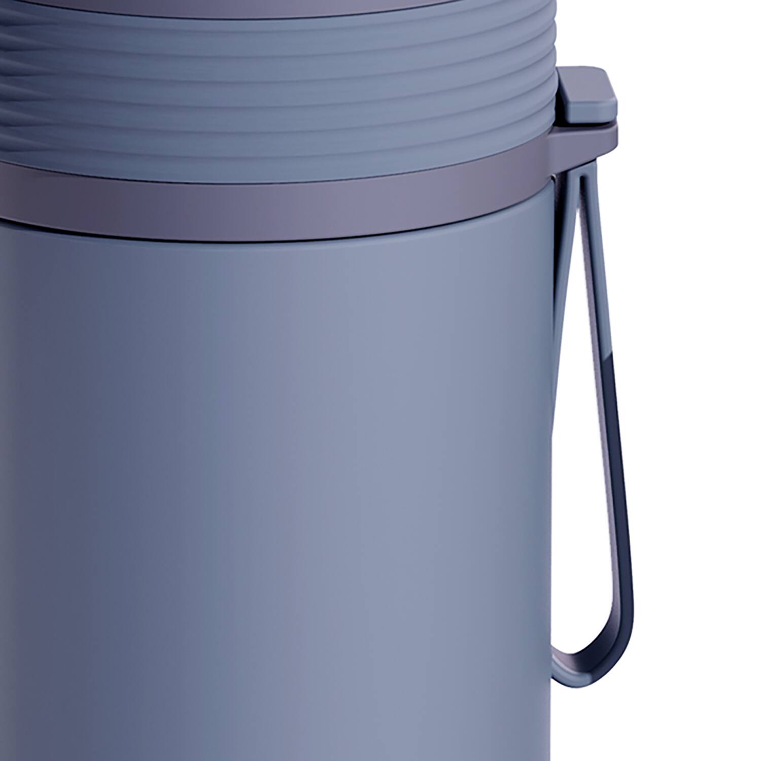 Left. Asobu - 20-Oz Aspen Insulated Water Bottle - Slate Gray.