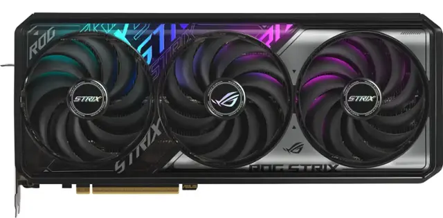 The text on the image reads: "ROG STRIX GAMING GTX 1080 Ti".