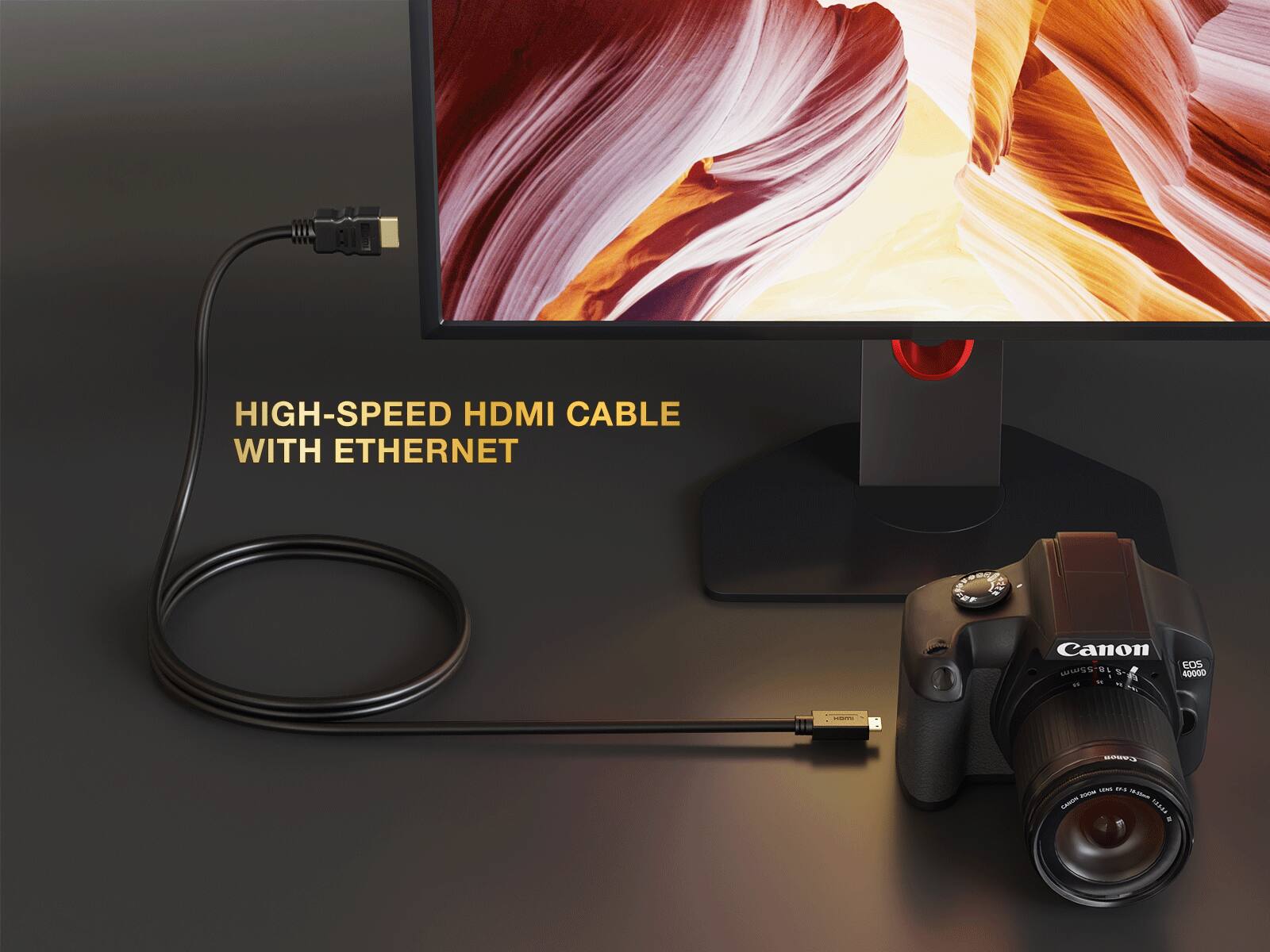 HIGH-SPEED HDMI CABLE WITH ETHERNET

Canon EOS 18-55mm f/4-5.6 IS STM

ASA 4000