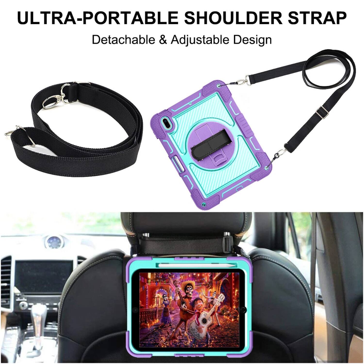 ULTRA-PORTABLE SHOULDER STRAP  
Detachable & Adjustable Design
